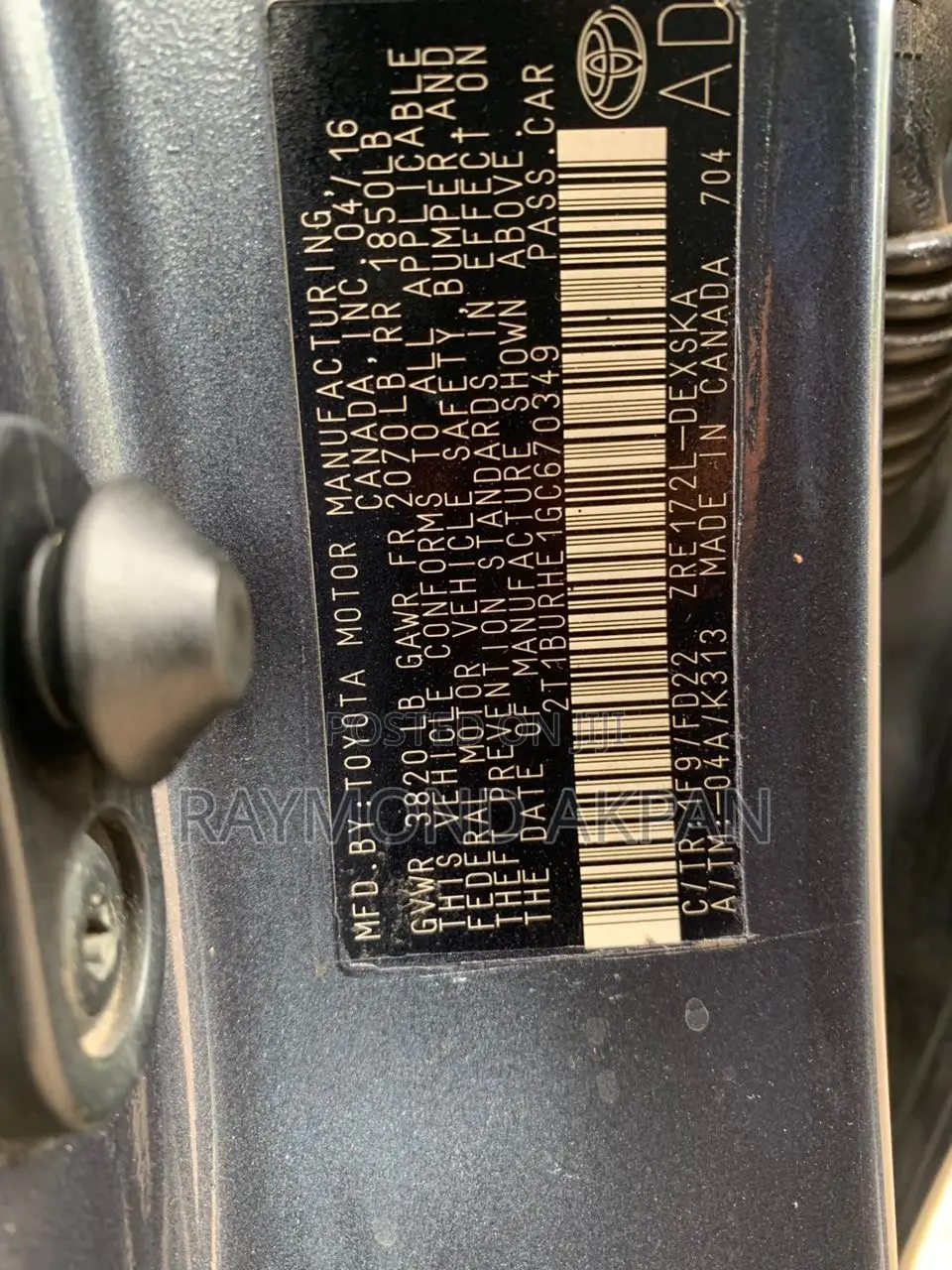 Toyota Corolla 2016 Gray