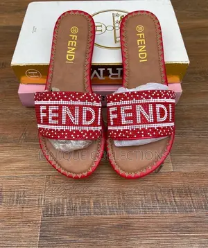 Fendi Bead Slippers