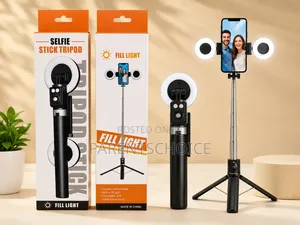 Selfie Stick Tripod With Fill Light