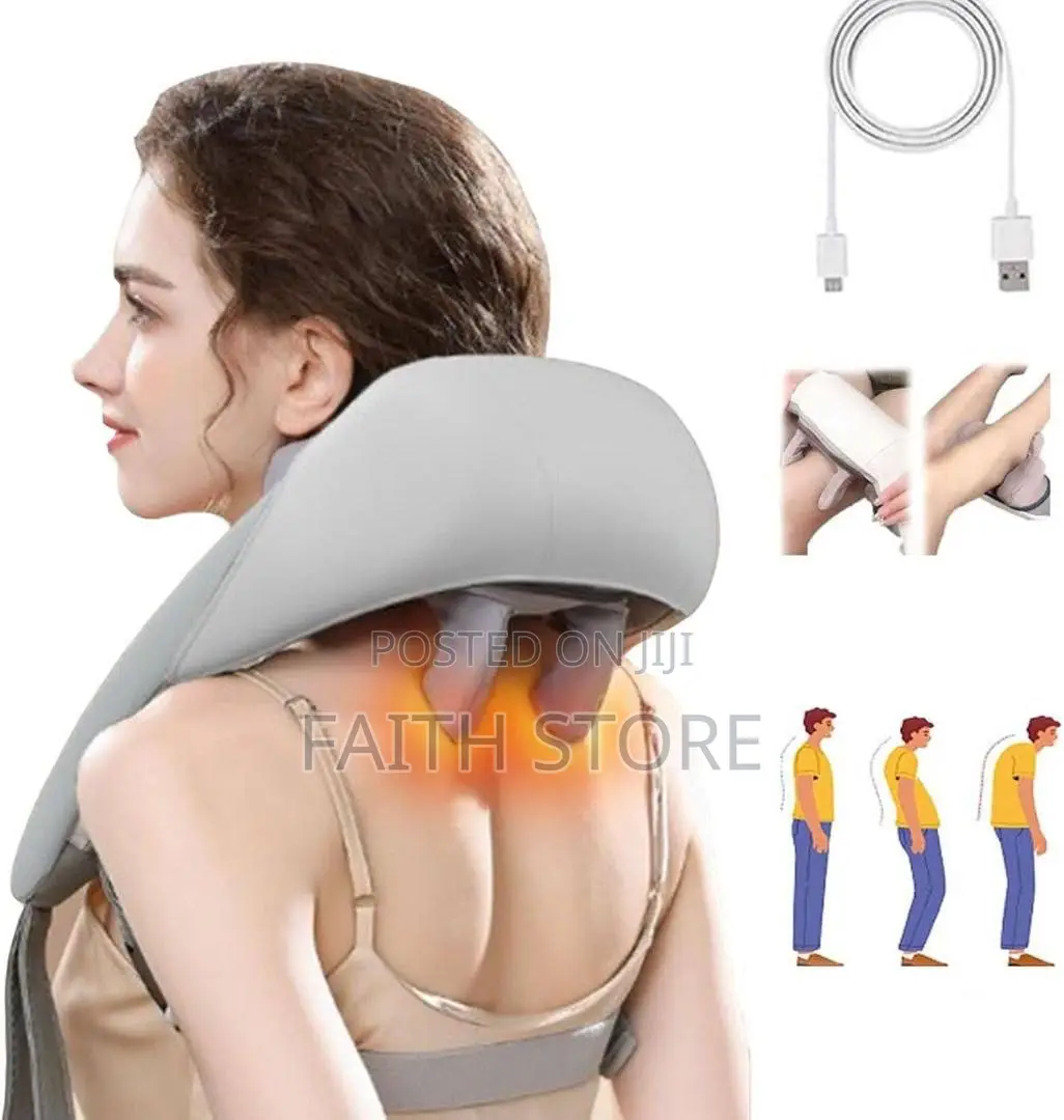 High Tech Rechargeable Deep Tissue Shoulder Neck Massager (Full