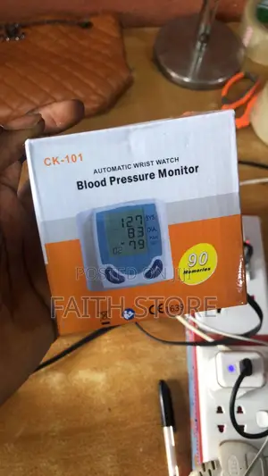 Battery-Operated Wrist Blood Pressure Monitor