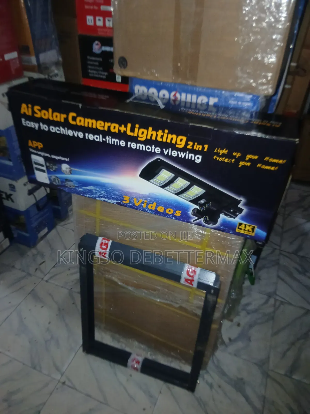 Ai Solar Camera +Lightning