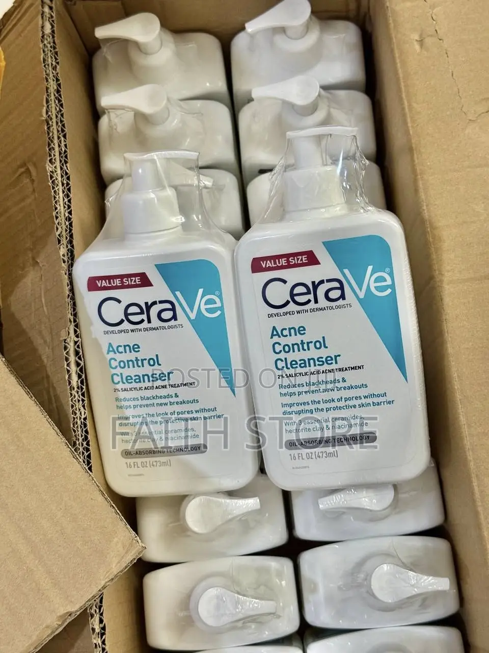 Cerave Acne Control Cleanser (473 Ml) - Biggest Size