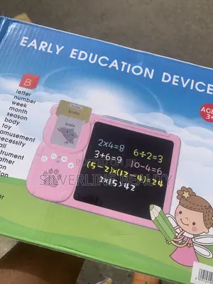 Kids Writing Board and Flashcard Reader 2in1