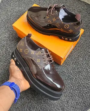 High Quality’ Louis Vuitton Luxury Leather Double Sole Loafer Shoe
