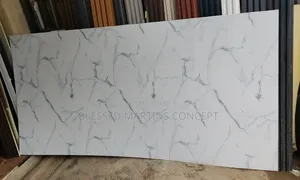 4ft by 8ft Uv PVC Marble Sheet, Good for Tv Backdrops, Interior Walls