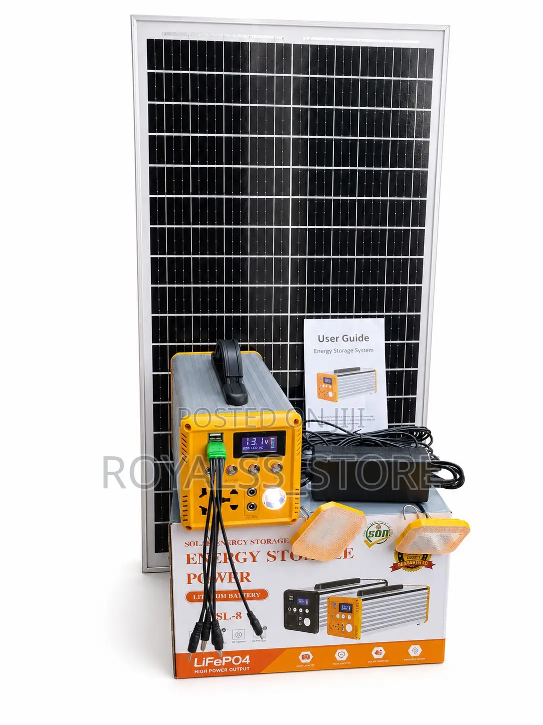 300watts Portable Solar Generator With 60w Solar Panel