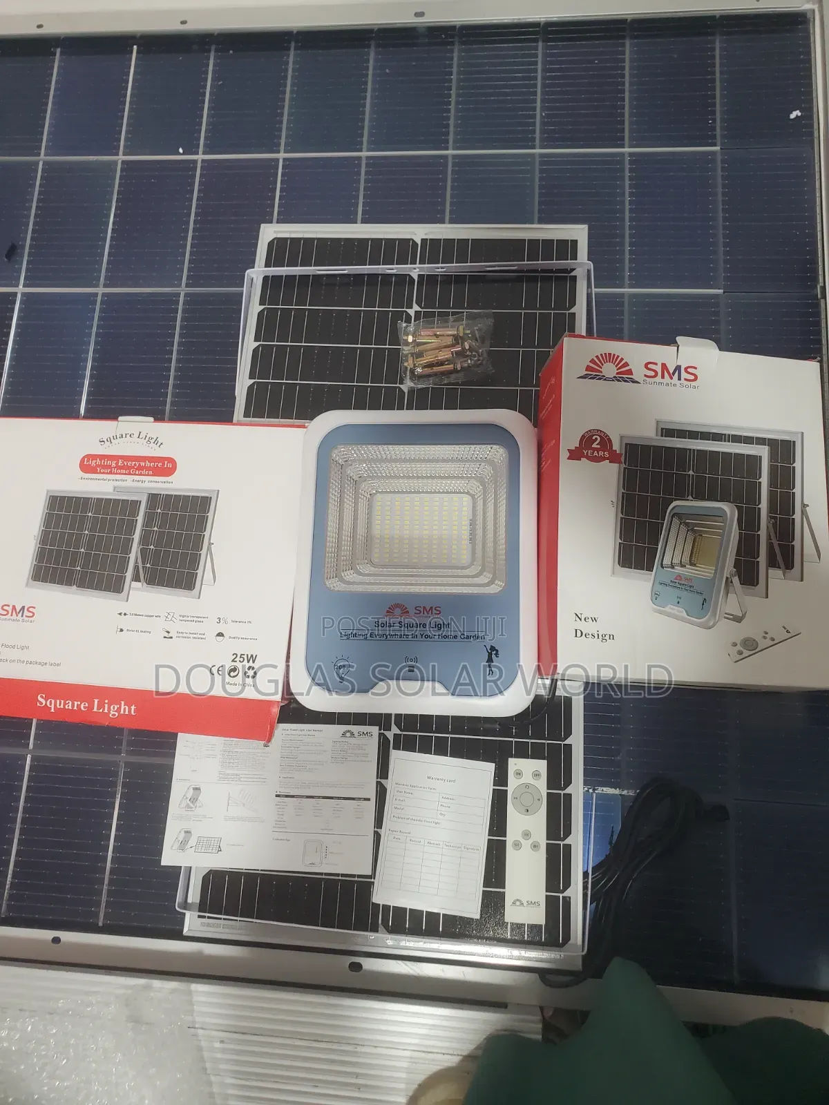 SMS 200w All in One Solar Flood Light
