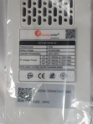 Felicity Solar 120a MPPT Charge Controller