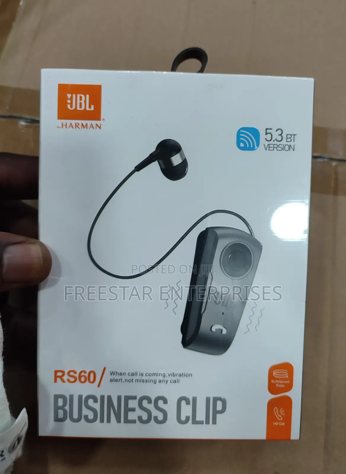 JBL Business Clip Bluetooth Earphones.