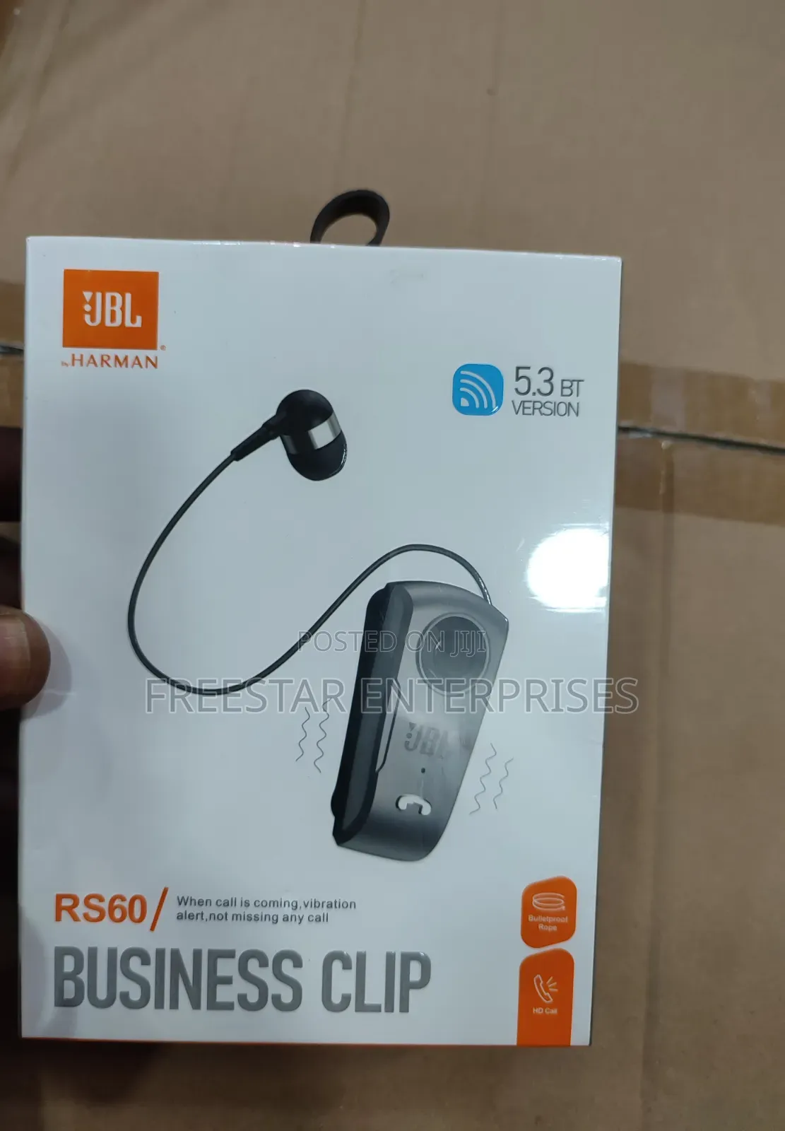 JBL Business Clip Bluetooth Earphones.