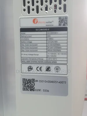 Felicity Solar 45a 12/24/36/48v MPPT Charge Controller