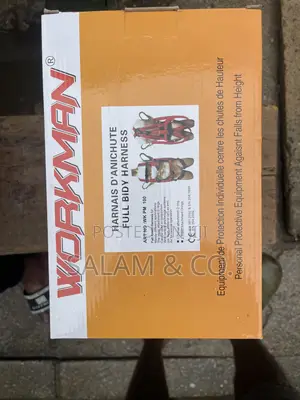 Workman Full Body Safety Harness With Double Lanyard Hook |