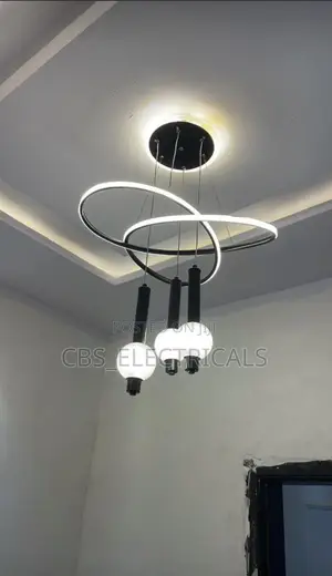 Abstract Geometric Orbit Chandelier!