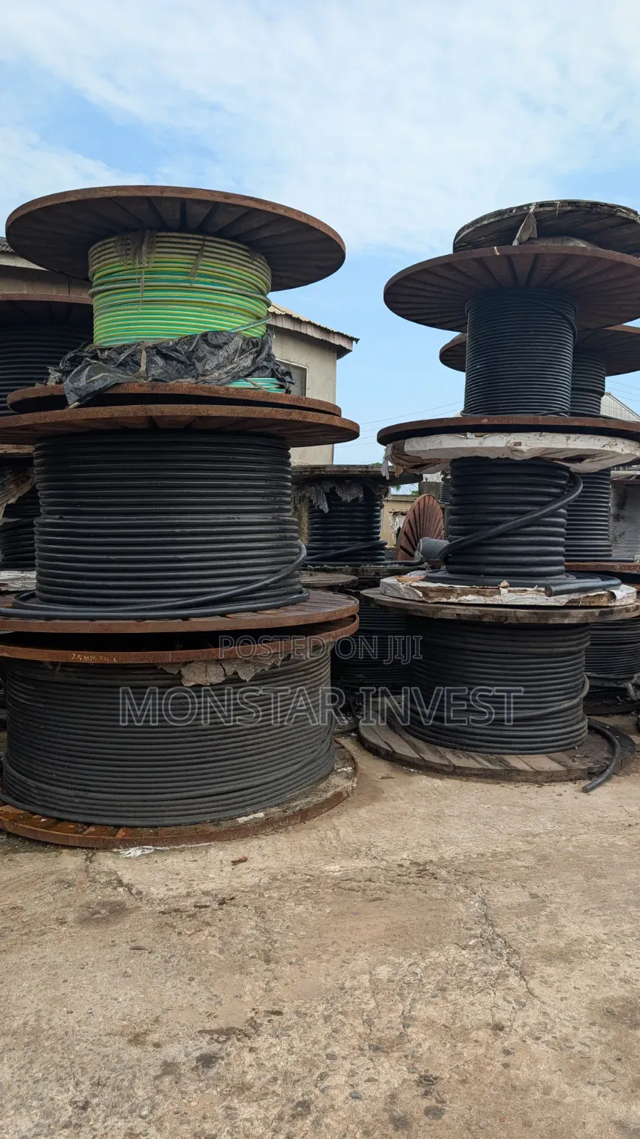 All Sizes Of Armored Cable Drum