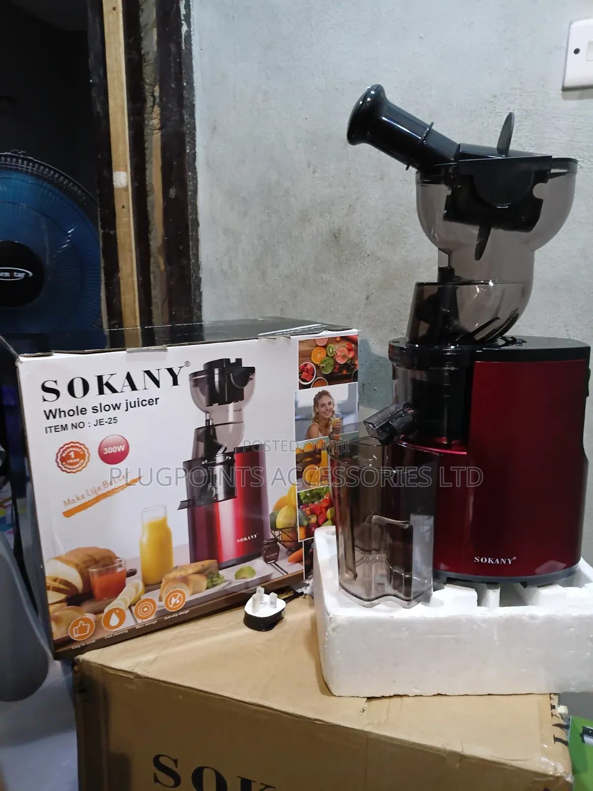 Sokany Juicer Je-25 + Free Deliver Today