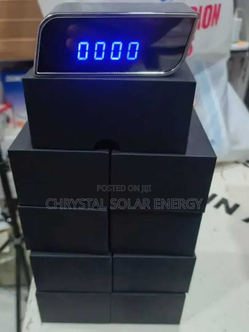 Spy Wifi Table / Bedside Camera Clock