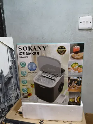 Sokany Ice Maker Upto 26lbs Ice Cube a Day+Free Delivery Today Only