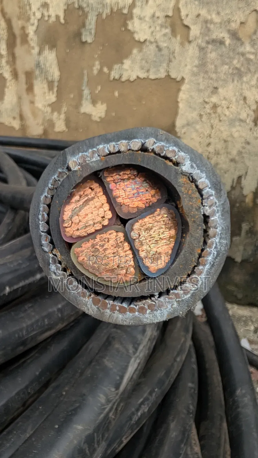 Electrical Cable Armored 4core