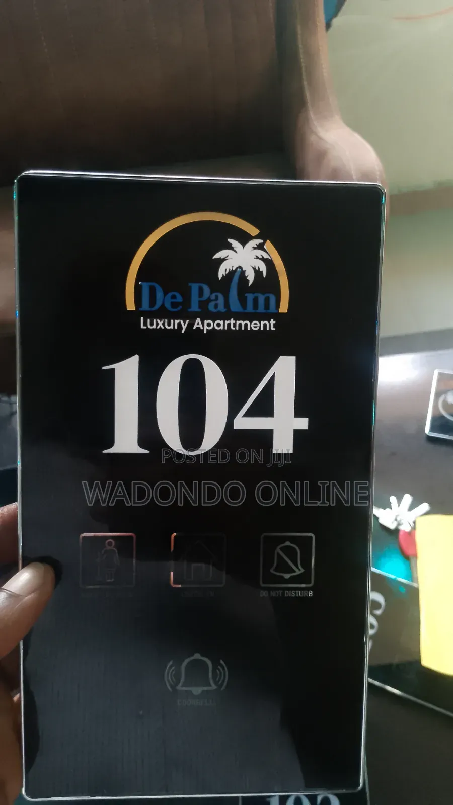 Door Plate Number With Switch DND System