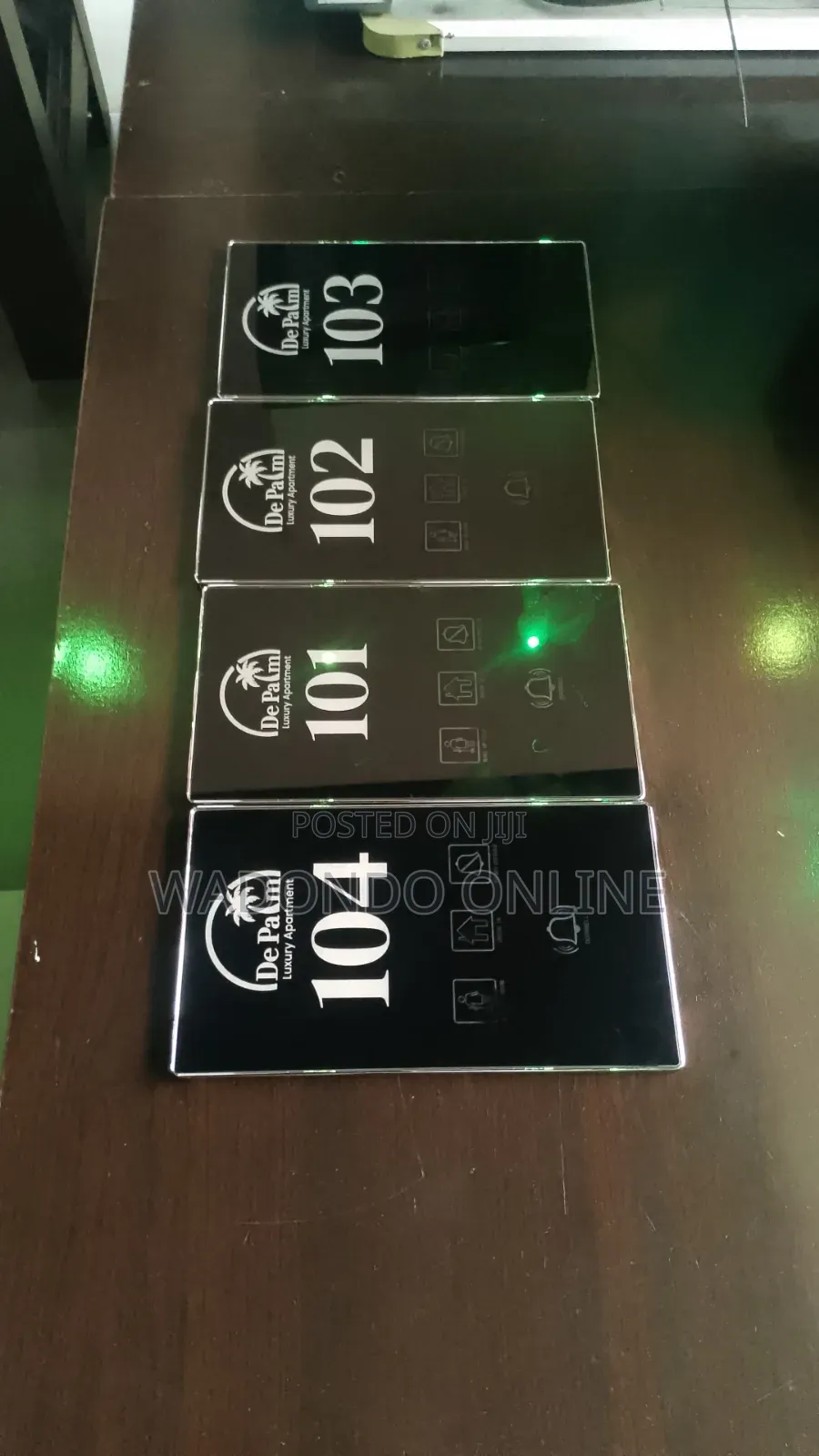 Door Plate Number With Switch DND System