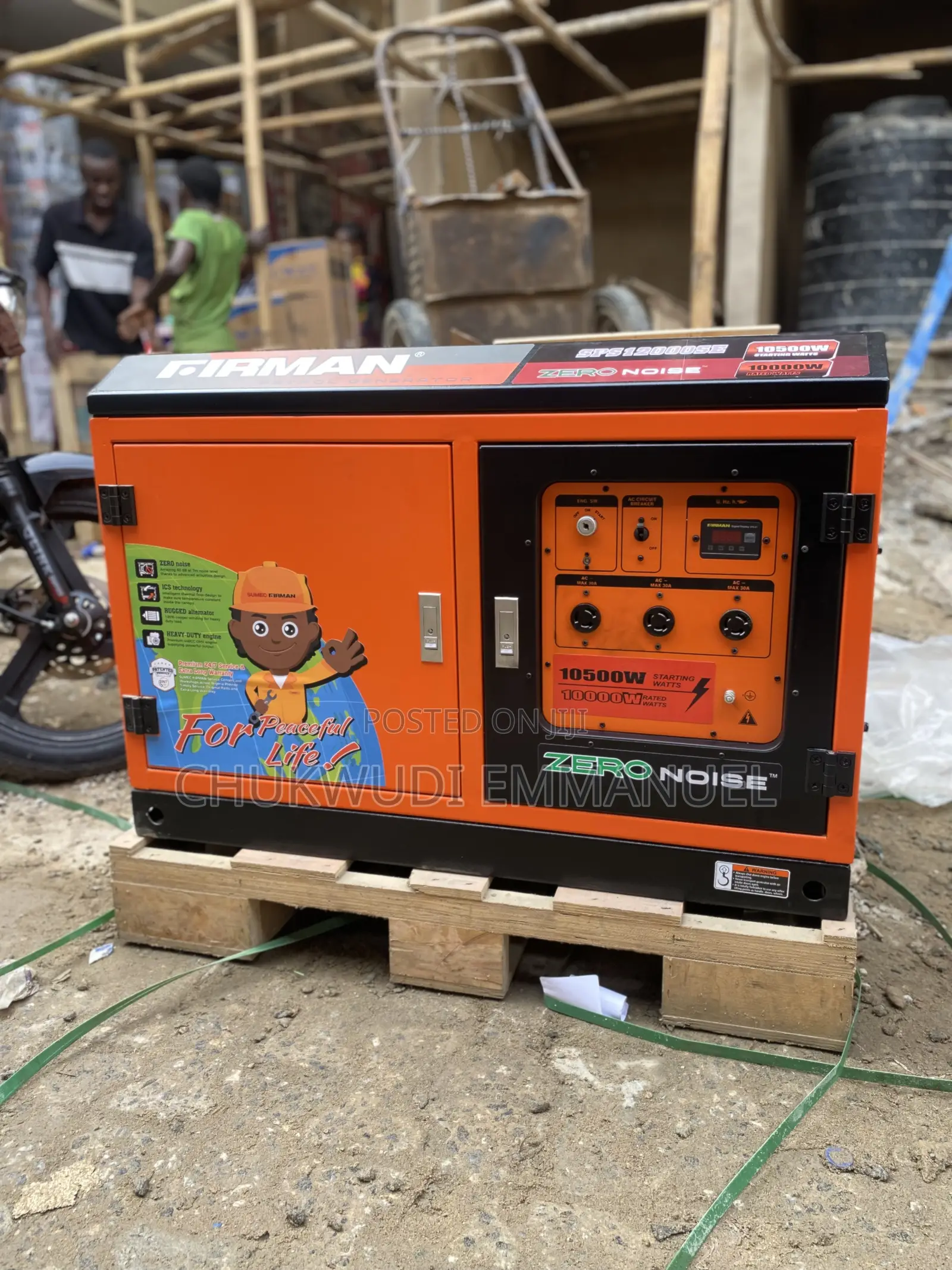 Fireman 10kva Zero Noise Generator With Powerful Performance