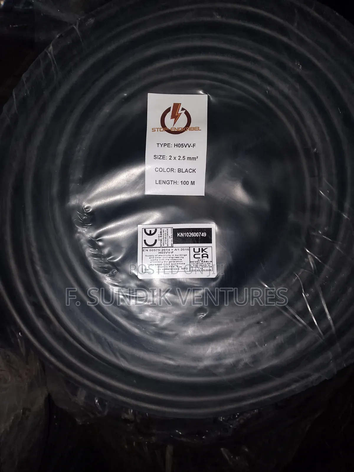 2.5mm 2core Flexible Cable