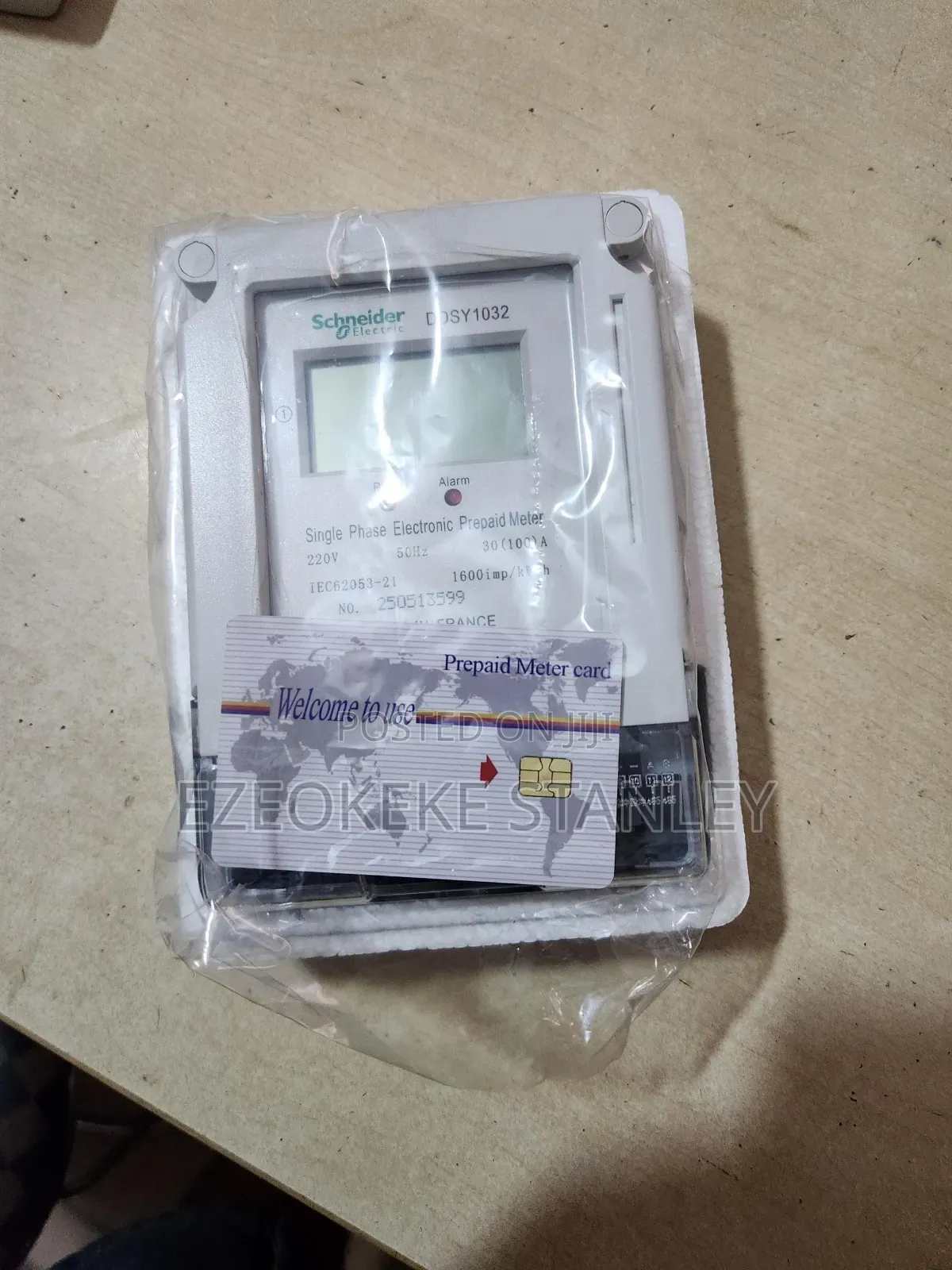 Prepaid Electric Meter With Card, Reader and Disc