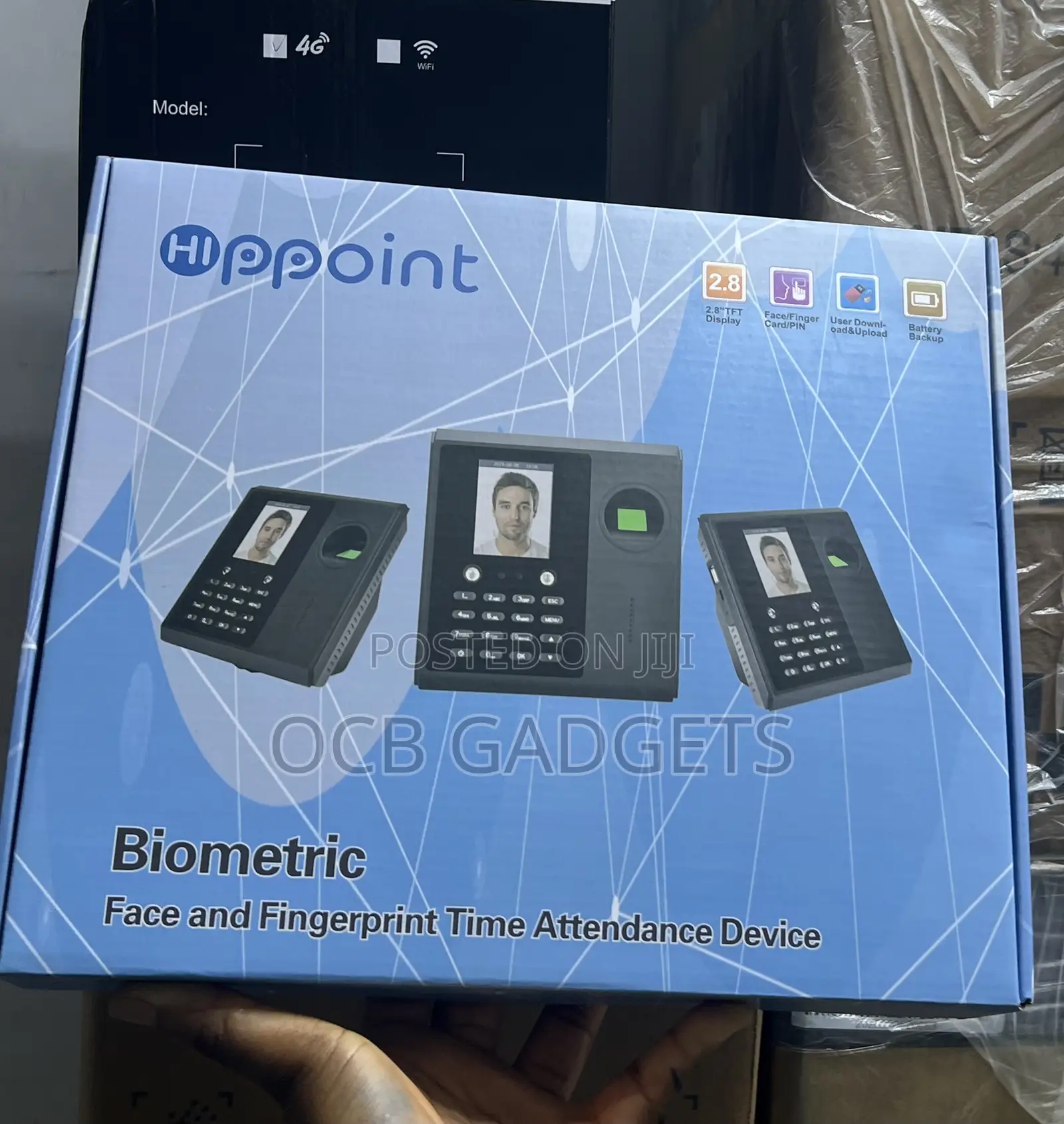 Face and Fingerprint Time Attendance Device