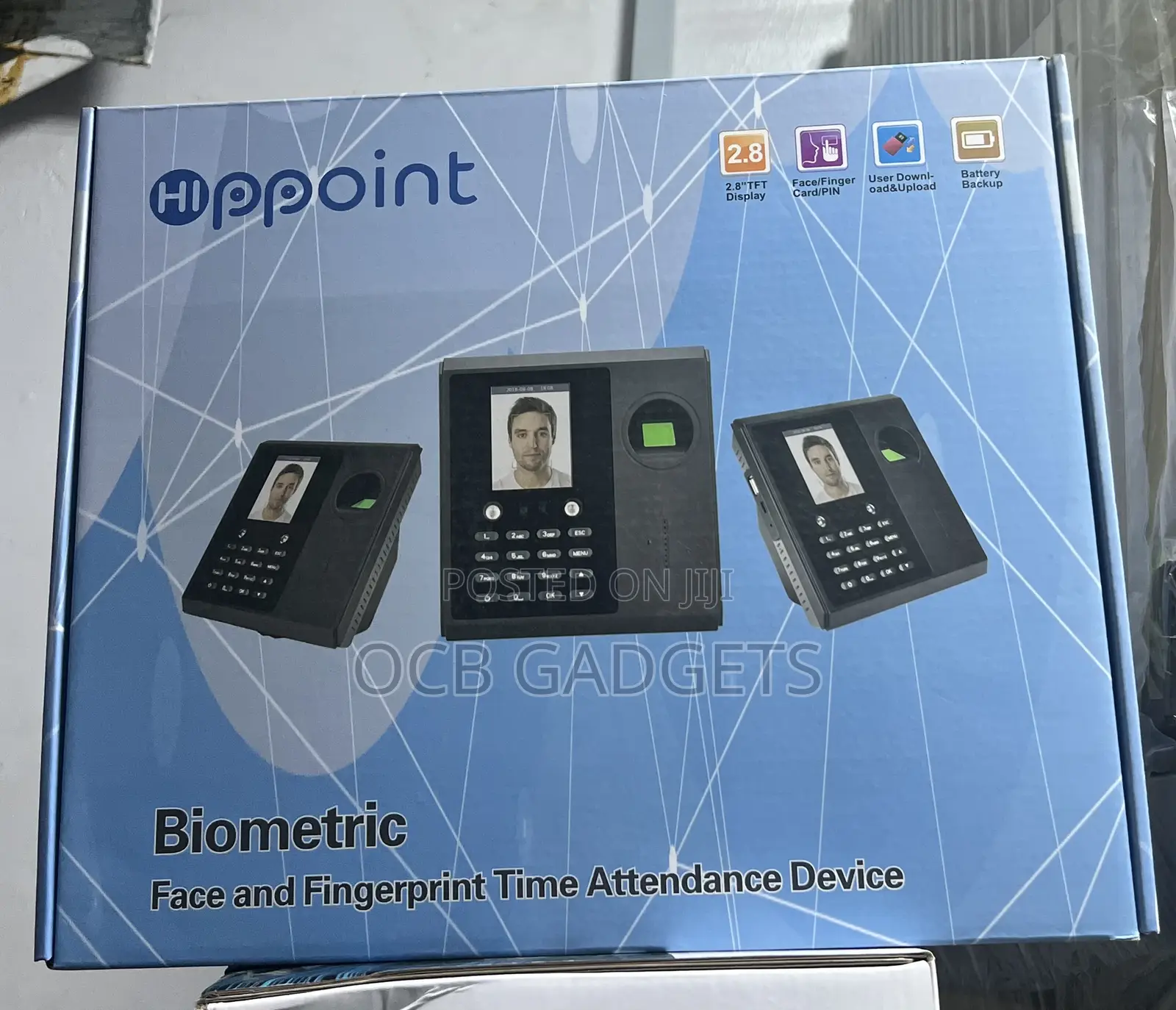 Face and Fingerprint Time Attendance Device