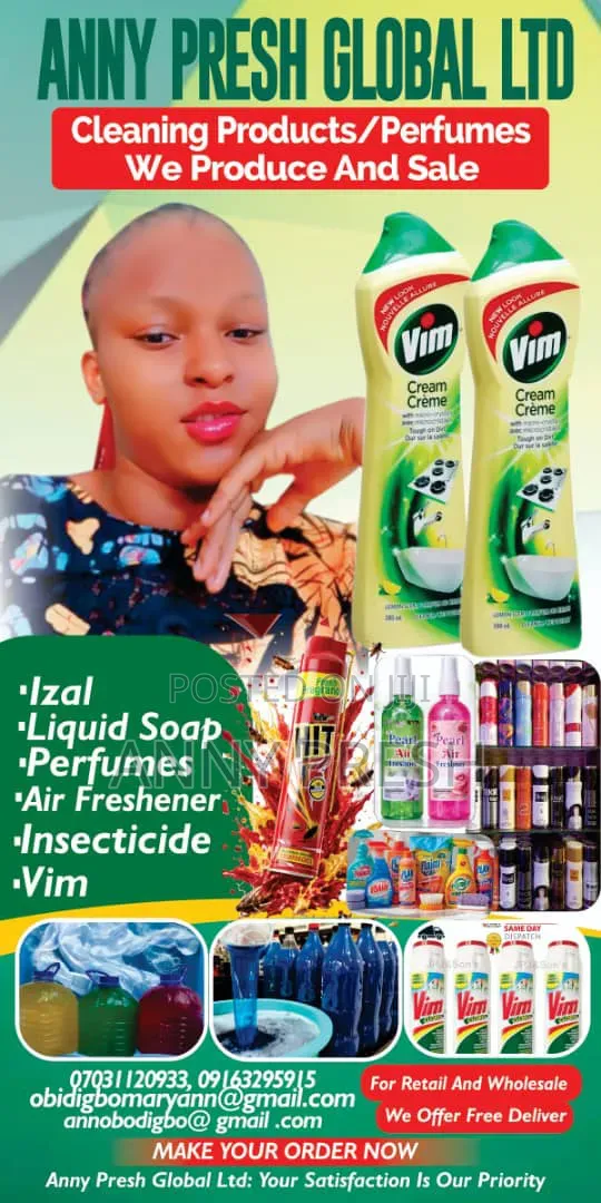 Cleaning Agent and Perfume