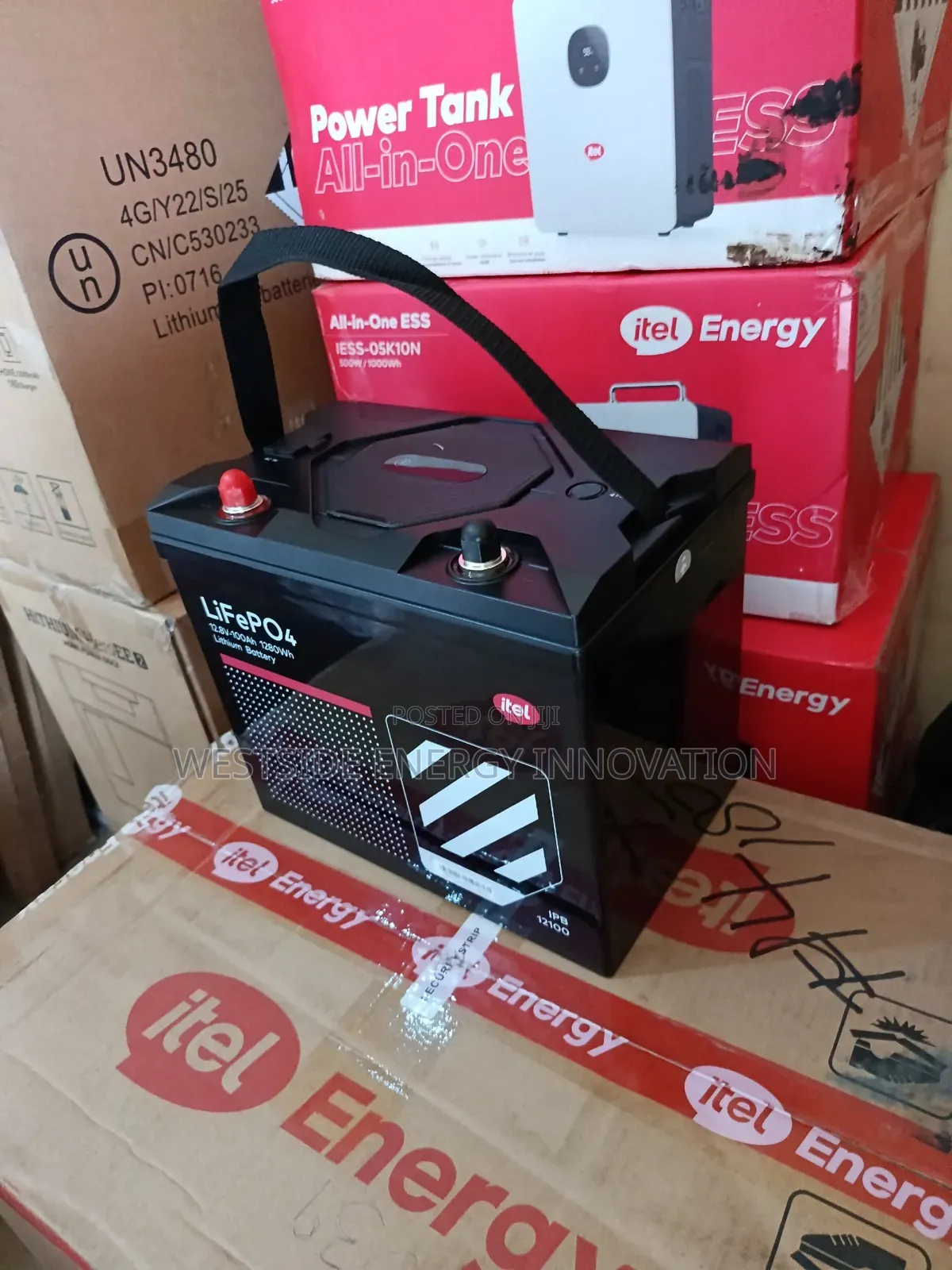 Itel 1.280kwh Lithium Battery