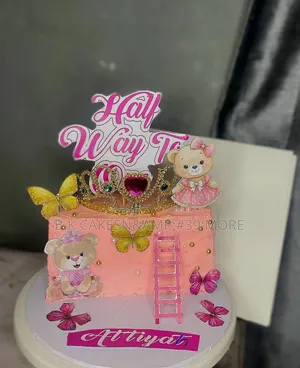 Princess 1⁄2 Way to 1 Cake