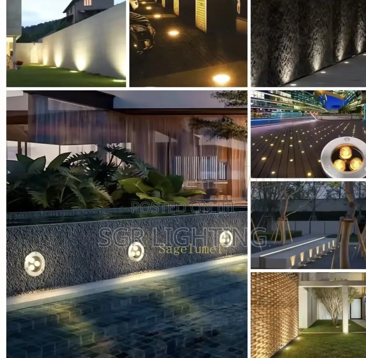 1/3/6/W Recessed Led Underground Light