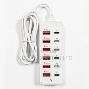 12 Ports Usb Fast Charging Station 6 Usb-C