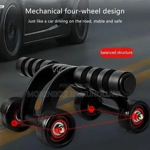 4 Wheel Abdominal Exercise Roller Kit