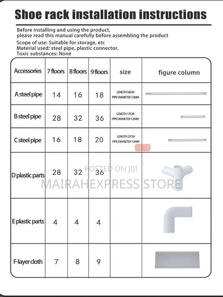 Quality Strong Pairs of Shoes Rack Insert Ts