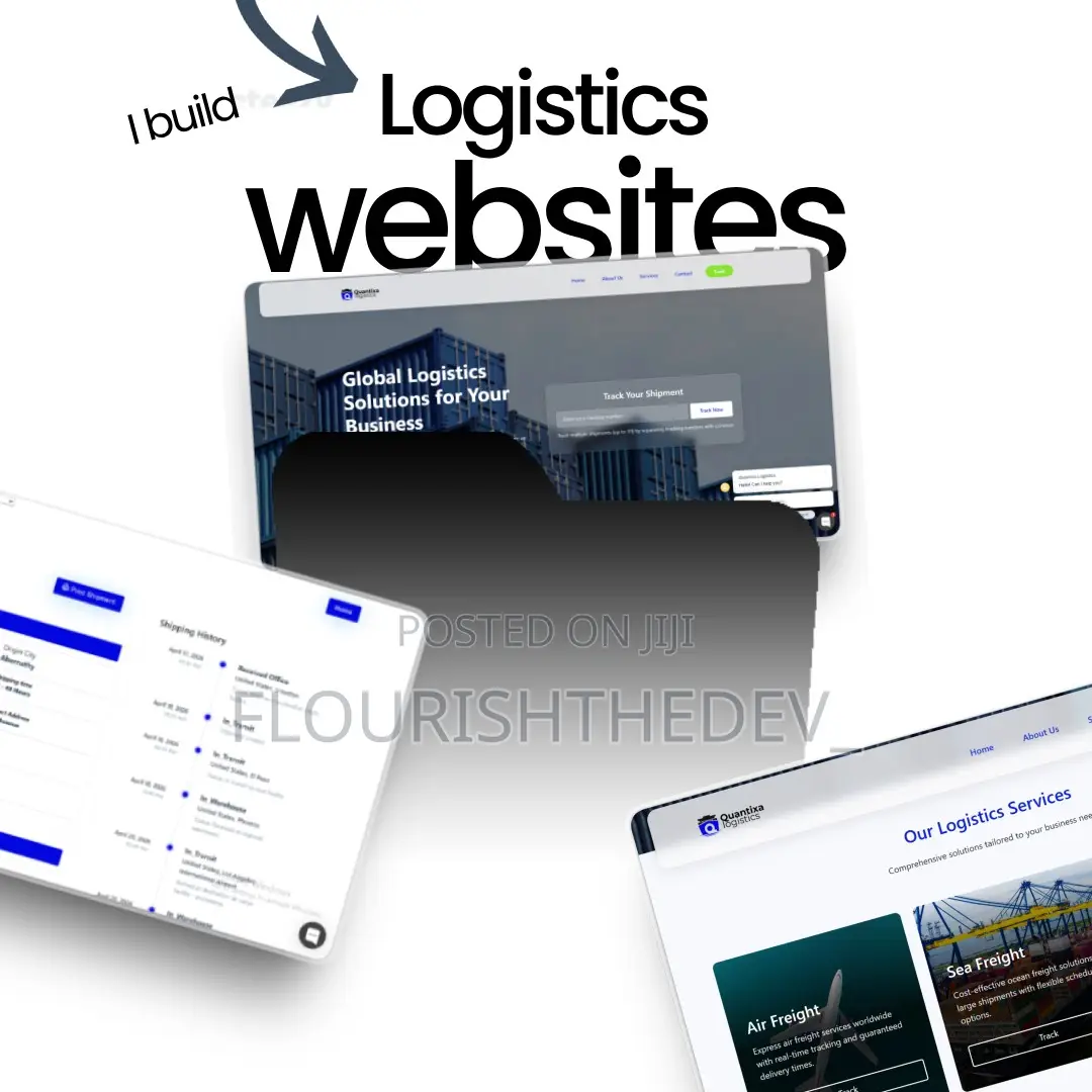 Logistics Website Developer | Website Ready In 2 Days | Lagos