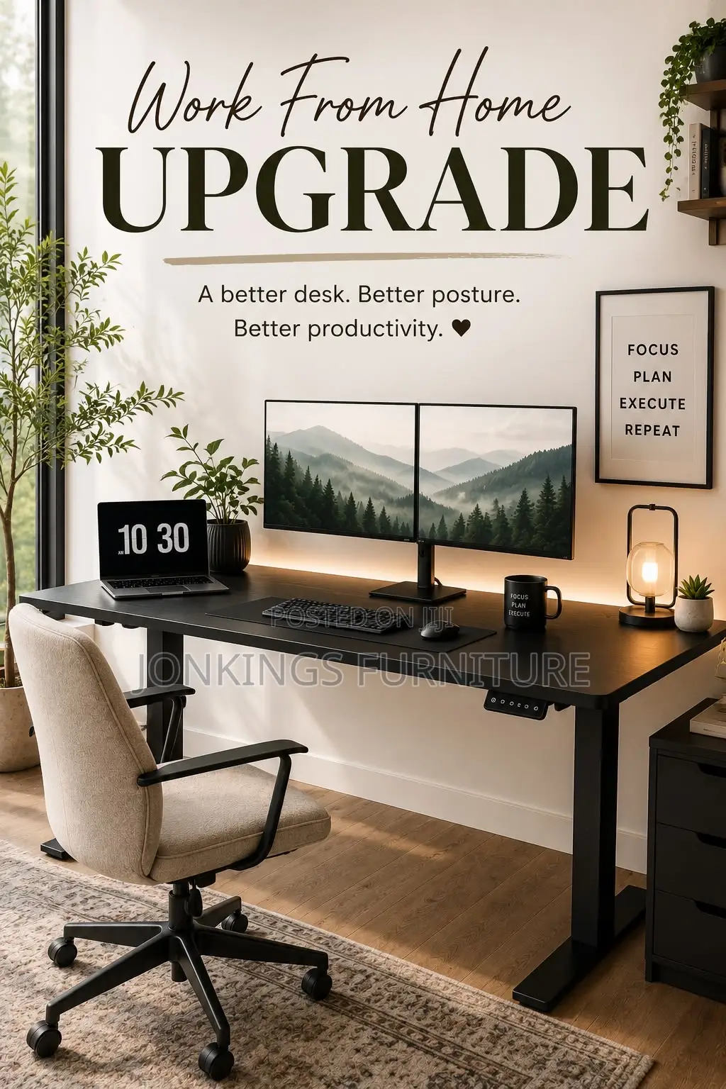 Electric Standing Desk for Office
