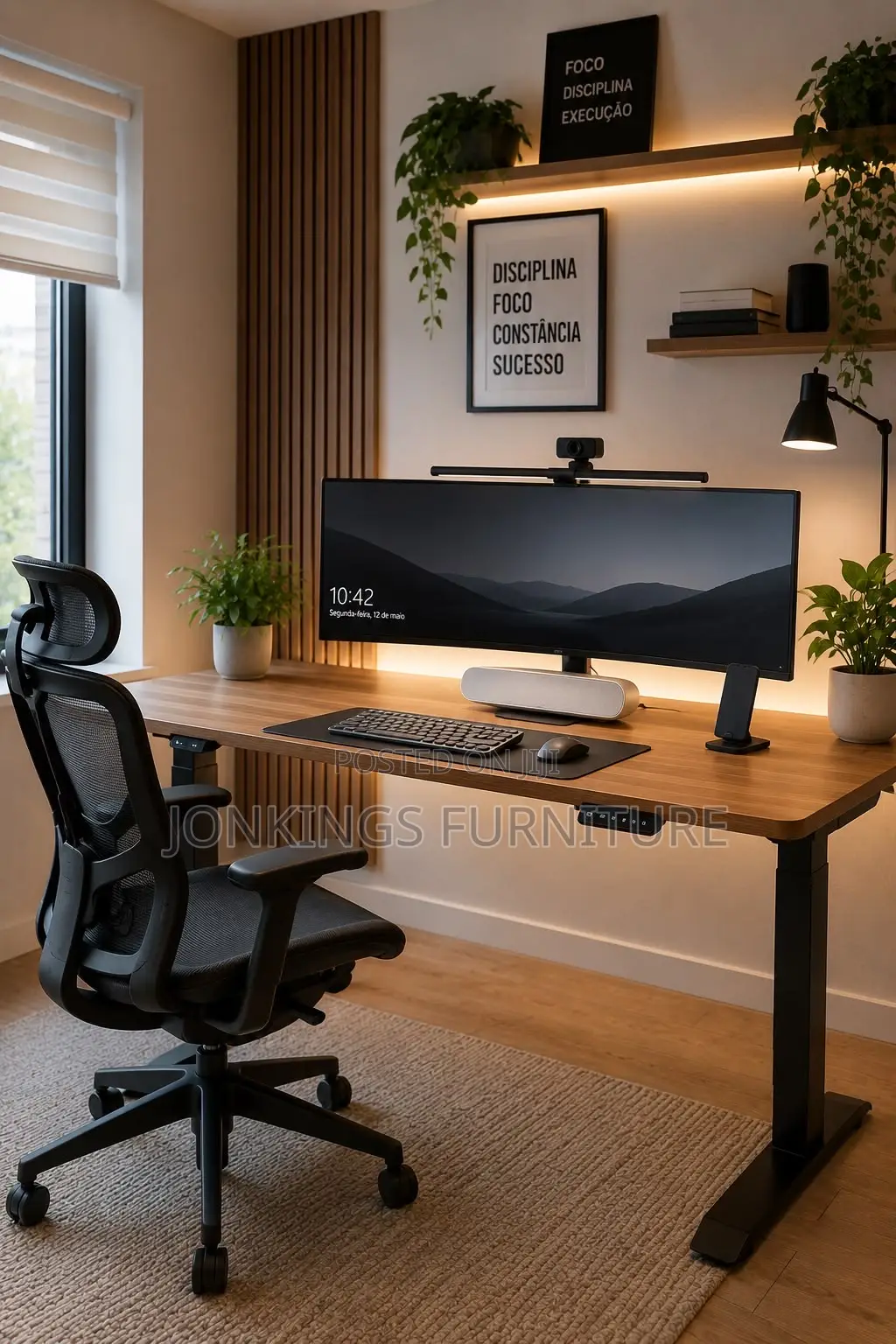 Electric Height Adjustable Standing Desk