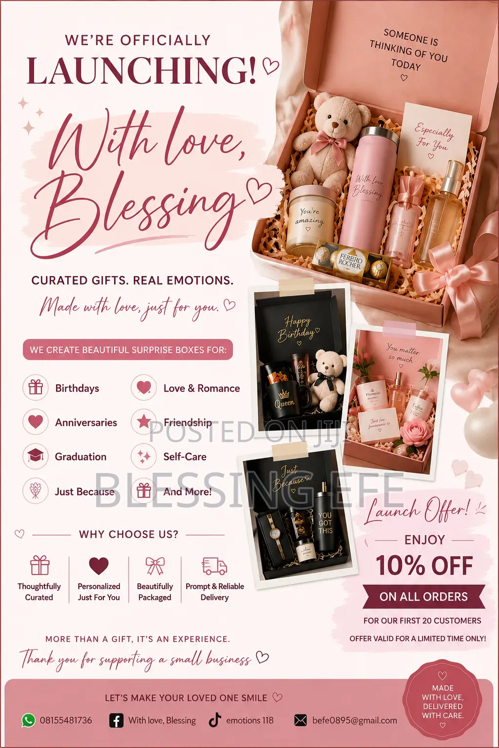 Gift Packages and Boxes