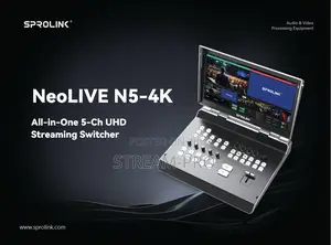 Sprolink Neolive N5- All-in-One 5 Channels Uhd Streaming Switcher