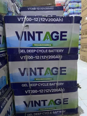 200a 12v Vintage Dry Cell Solar Energy Battery
