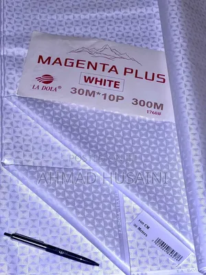 New Stock Magenta Brocade
