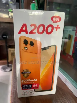 New Itel A200+ 64 GB Black