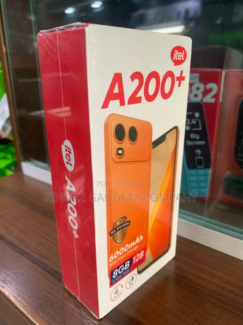 New Itel A200+ 128 GB Black