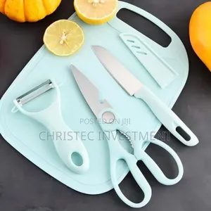 Multi Purpose Kitchen Utensil Set/Food -Safe Cutting Board+Knife+