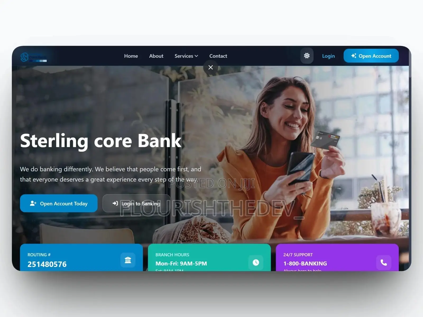 Online Mobile Banking Website Dev | Website Ready In 2 Days | Abuja