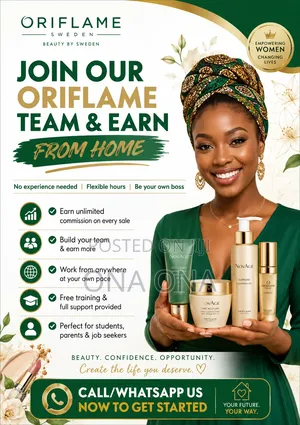 Oriflame Beauty Business Partner – Earn on Your Own Terms