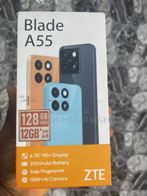 New ZTE A55 128 GB Black